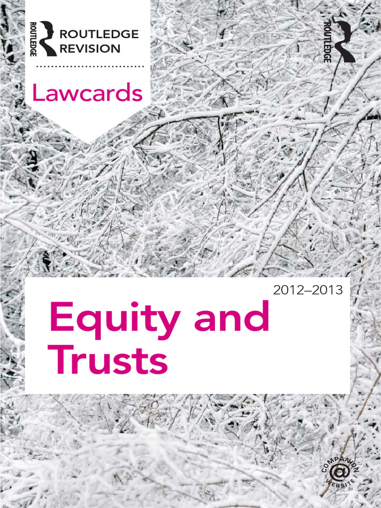 Equity and Trusts Revision Guide | PDF