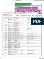Dental Council of India - Database of Faculty in Dental Institutions of India