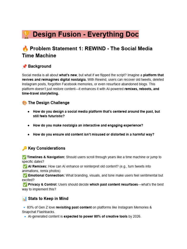 Design Fusion - Everything Document | PDF | Artificial Intelligence ...
