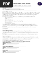 High Risk - Consent - Hindi - JGM | PDF