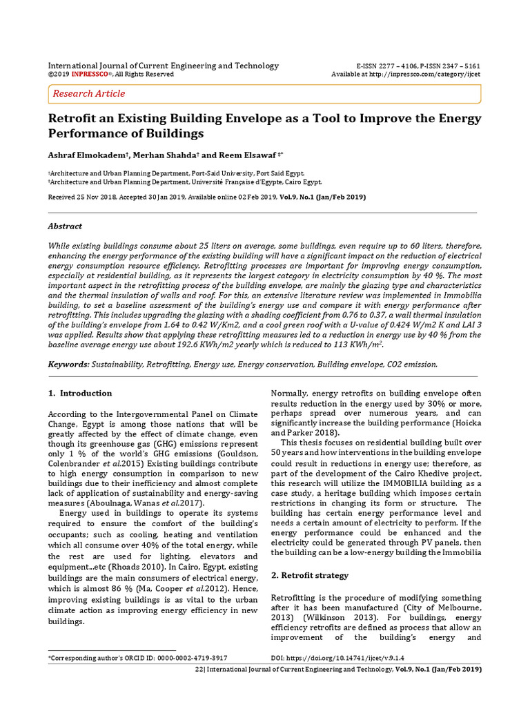 Energy Retrofit for Building Envelopes | PDF | Building Insulation | Window