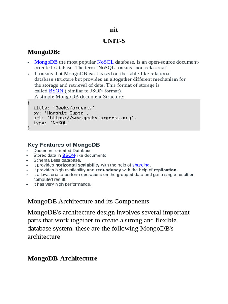 MongoDB Schema for Country-City Data | PDF | Cloud Computing | Mongo Db