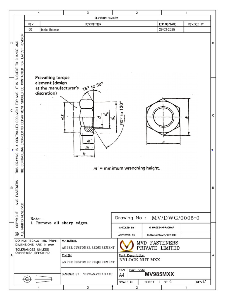 DW-5 - Din 985 Nylock Nut | PDF