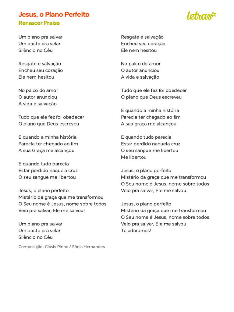 Jesus: O Plano Perfeito | PDF