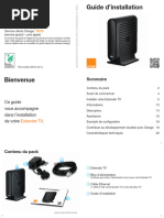 CPL Liveplug HD+ Orange 500 Mbps - 3 Ports LAN - Très Bon état