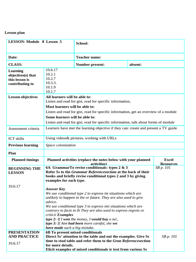 Module 8 Lesson 5: Space Colonization | PDF | Learning | Outer Space