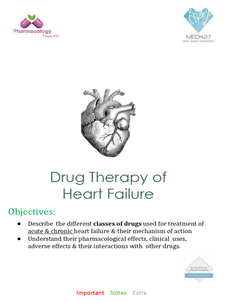 Drug Therapy of Heart Failure | PDF | Angiotensin | Heart Failure