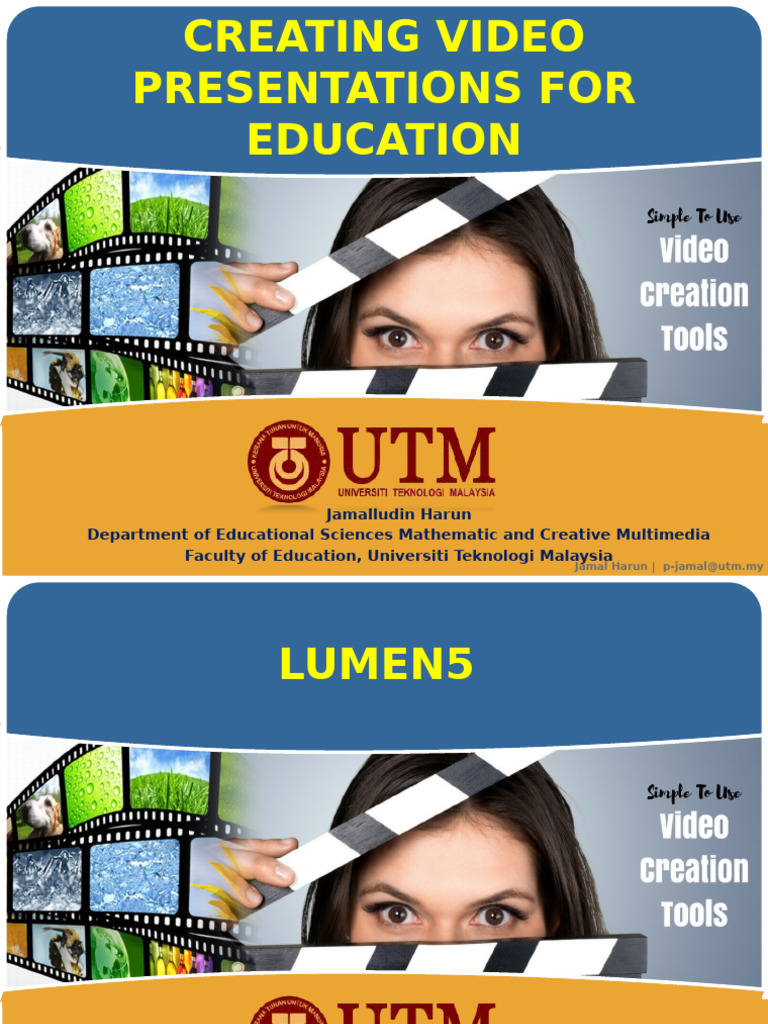 Creating Video Presentation | PDF | World Wide Web | Internet & Web
