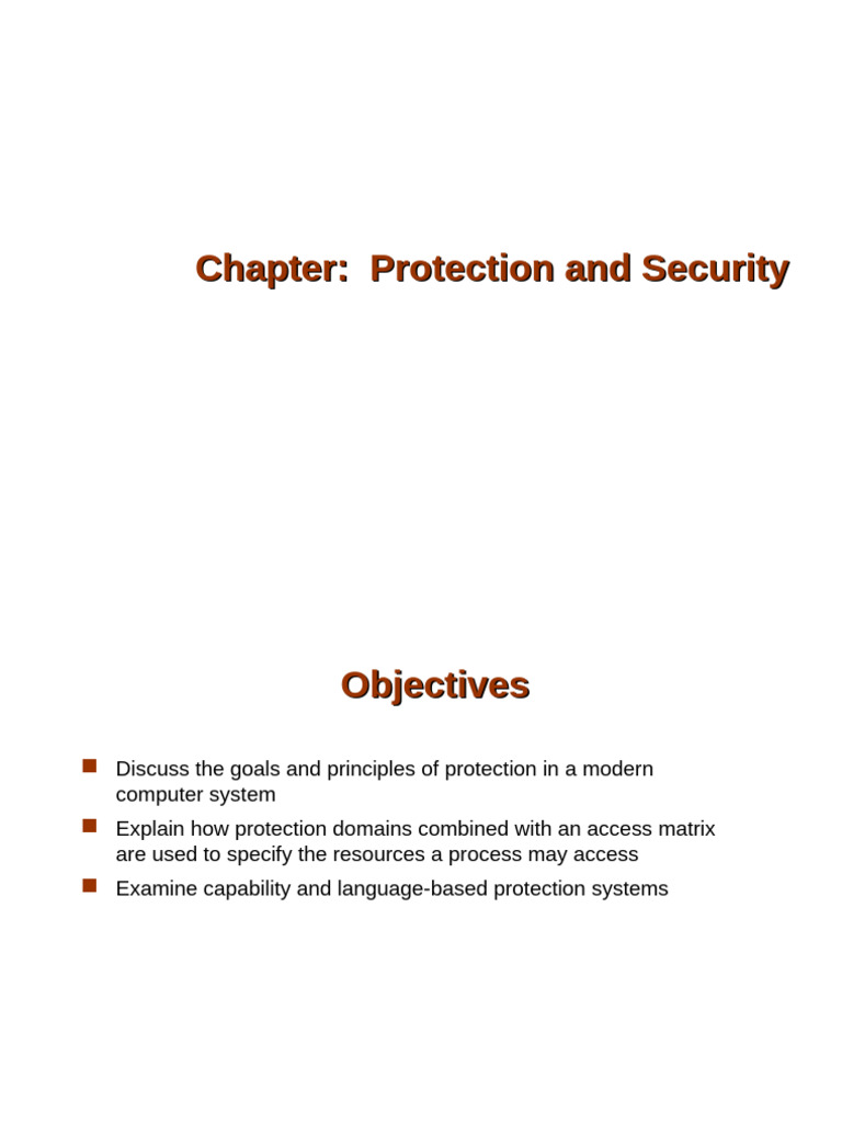 Computer System Protection Overview | PDF | Key (Cryptography) | Encryption