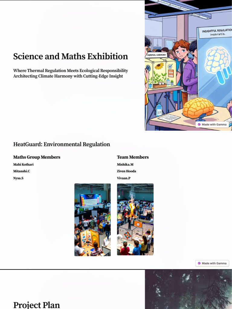 Climate Harmony: Science & Maths Project | PDF