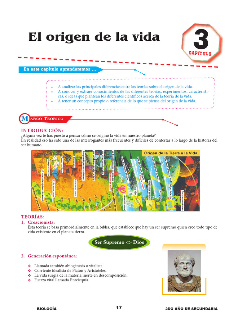 Teorías sobre el Origen de la Vida | PDF | Creatividad | Cianobacterias