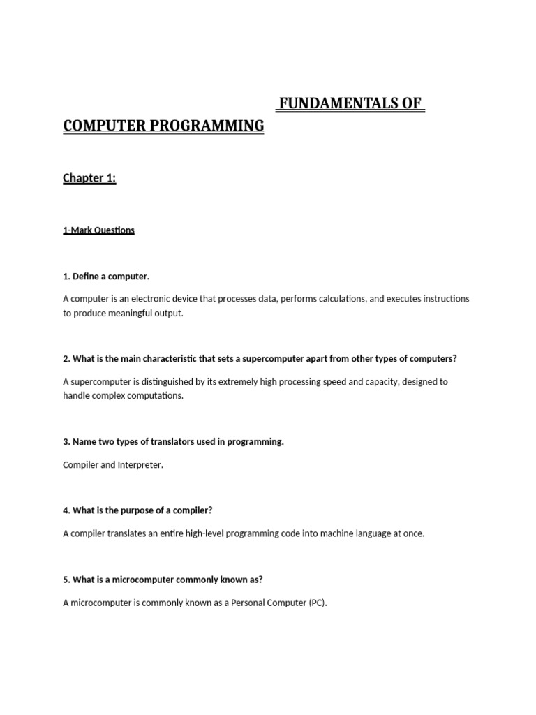 FOC Question Bank Answers1 | PDF | Computer Network | Computer Data Storage