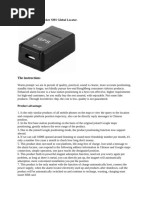 GF-07 GPS Tracker User Manual | PDF | Telephone | Global Positioning System