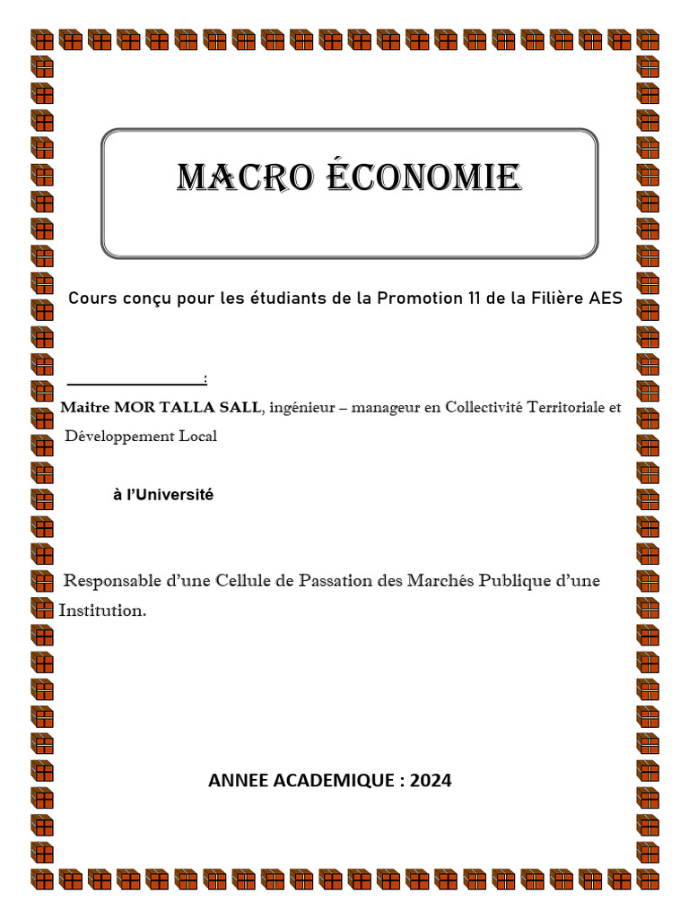 Introduction à la macroéconomie | PDF | Coût de la vie | Produit ...