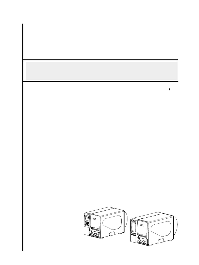 TSC Thermal Transfer Printer Manual | PDF | Printer (Computing)
