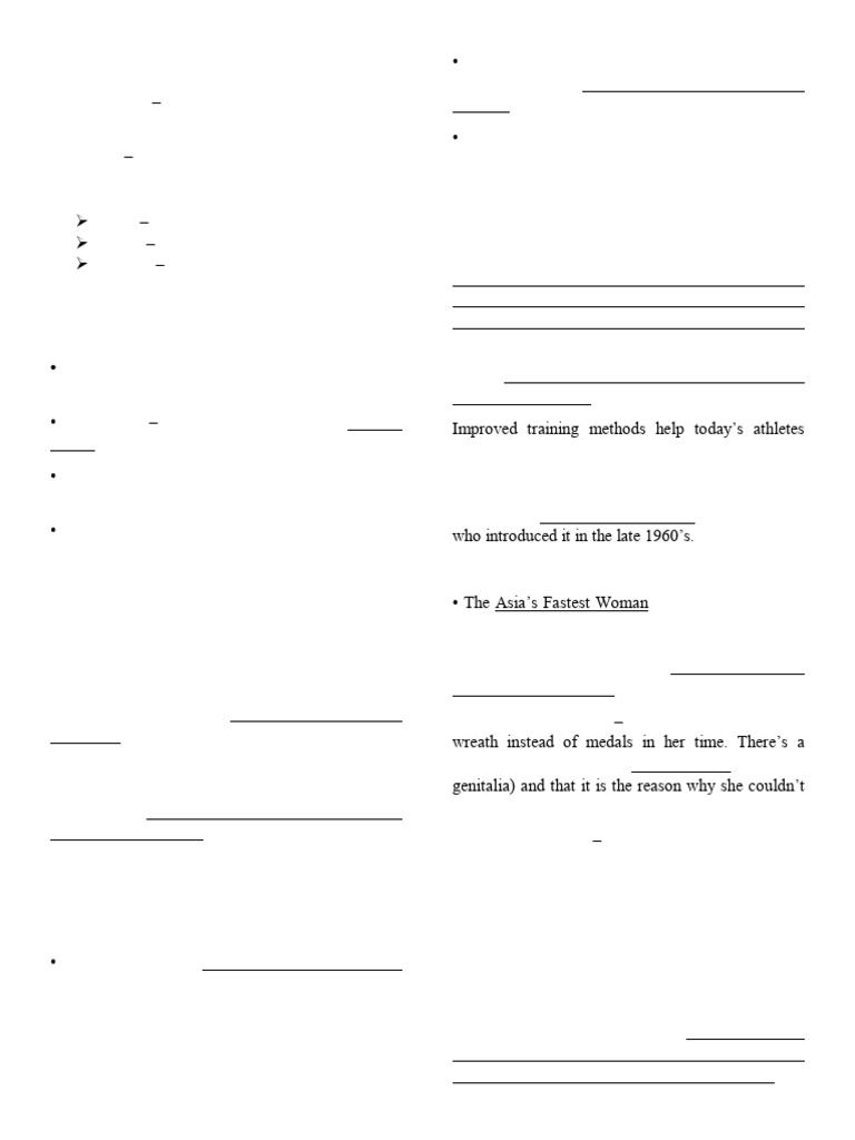 PATHFIT-ATHLETICS AND BADMINTON | PDF | Track And Field | Athletic Sports