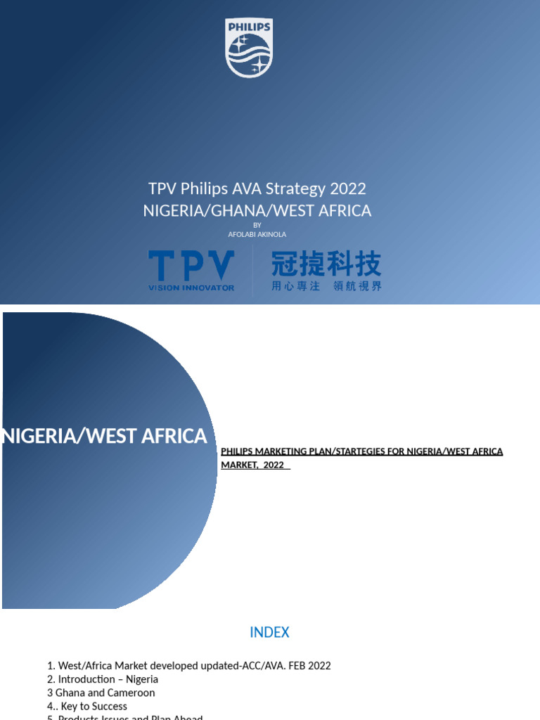 Philips AVA Strategy 2022 Nigeria, GHANA, WEST AFRICA | PDF | Marketing ...