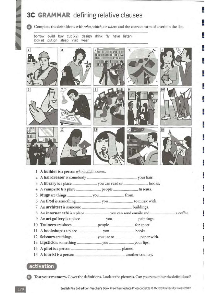 Exercise - Relative Pronouns | PDF