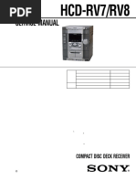 Sony Hcd-rv777d, Rv888d, Rv999d | PDF | Compact Disc | Menu