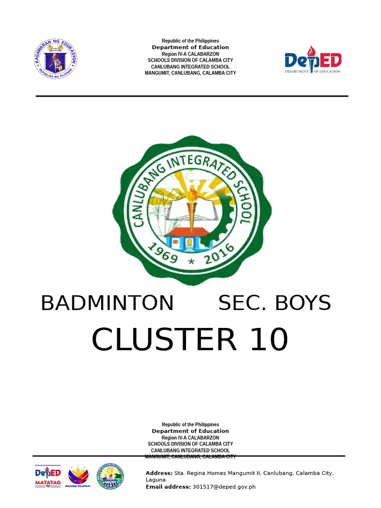 BADMINTON SEC | PDF