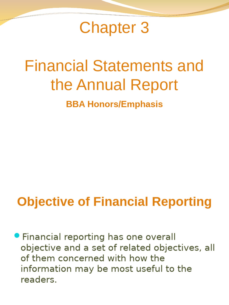 Financial Reporting and Statements Overview | PDF | Retained Earnings ...
