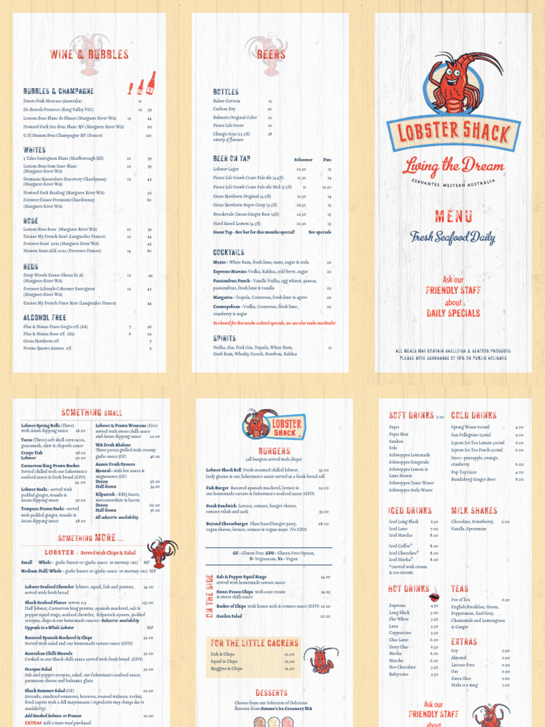 Wine, Beer, and Cocktails Menu | PDF | Hamburgers | Sauce