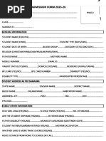 MDM Monthly Bill Format Template | PDF