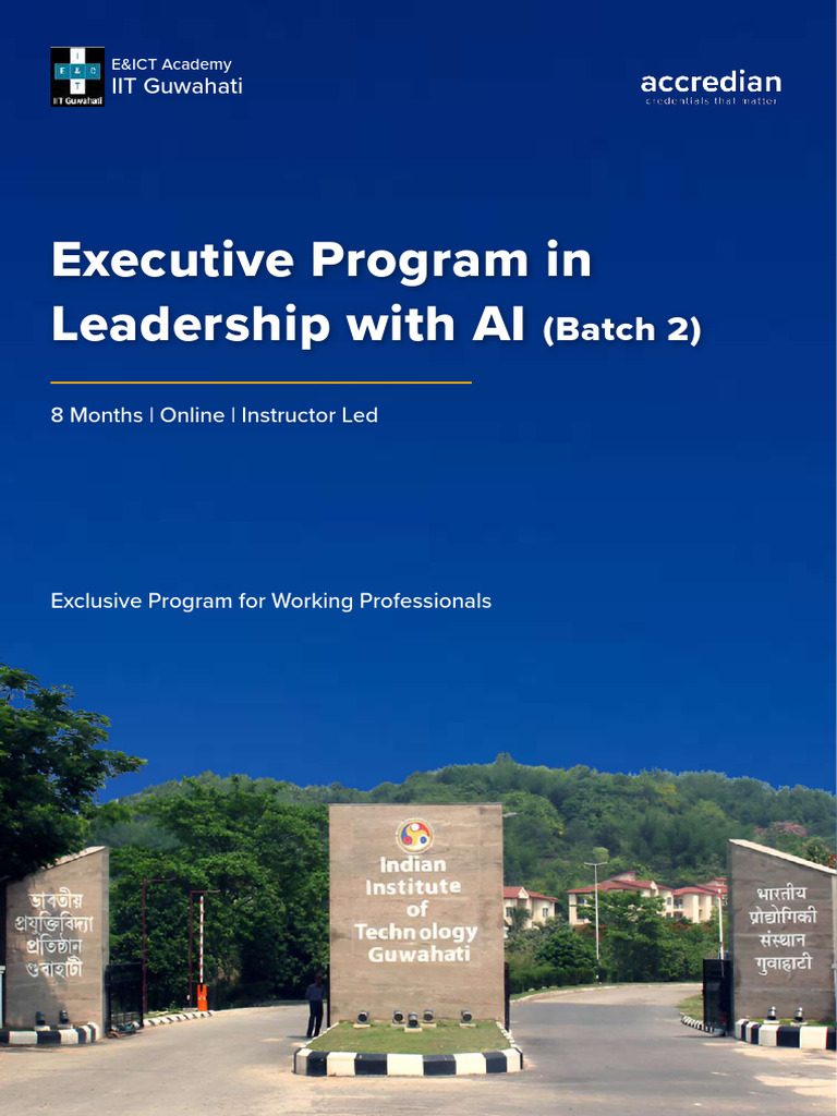 IITG Executive Program in Leadership With AI | PDF | Artificial ...