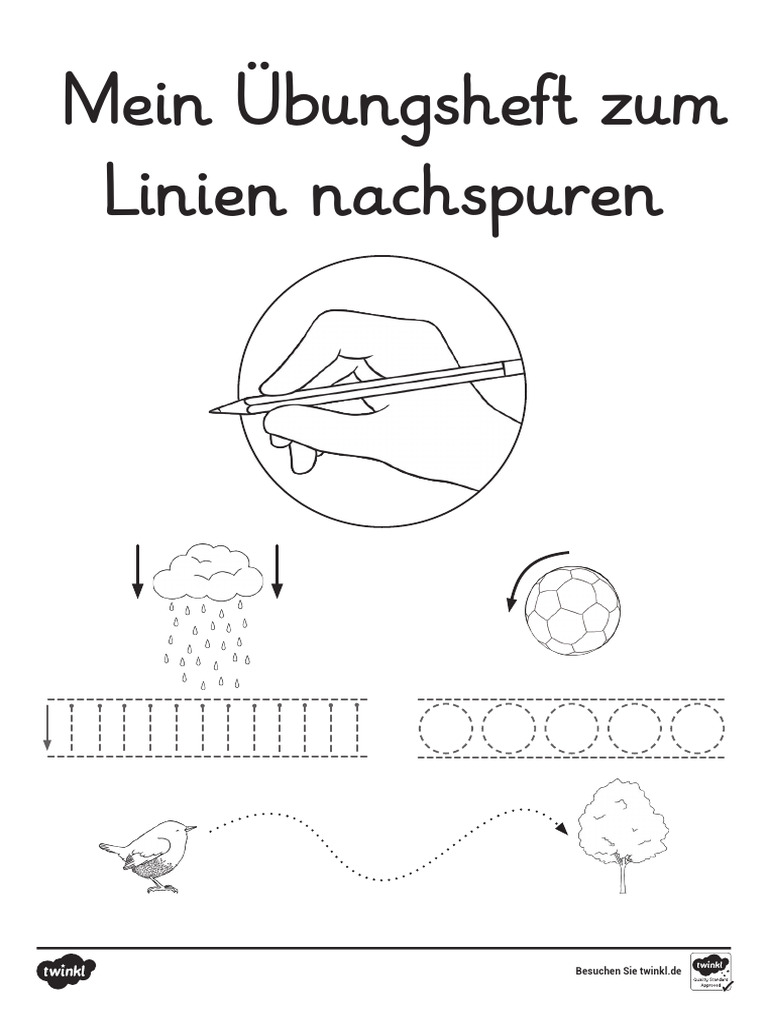 Linien-Nachspuren-Ubungsheft Ver 1 | PDF