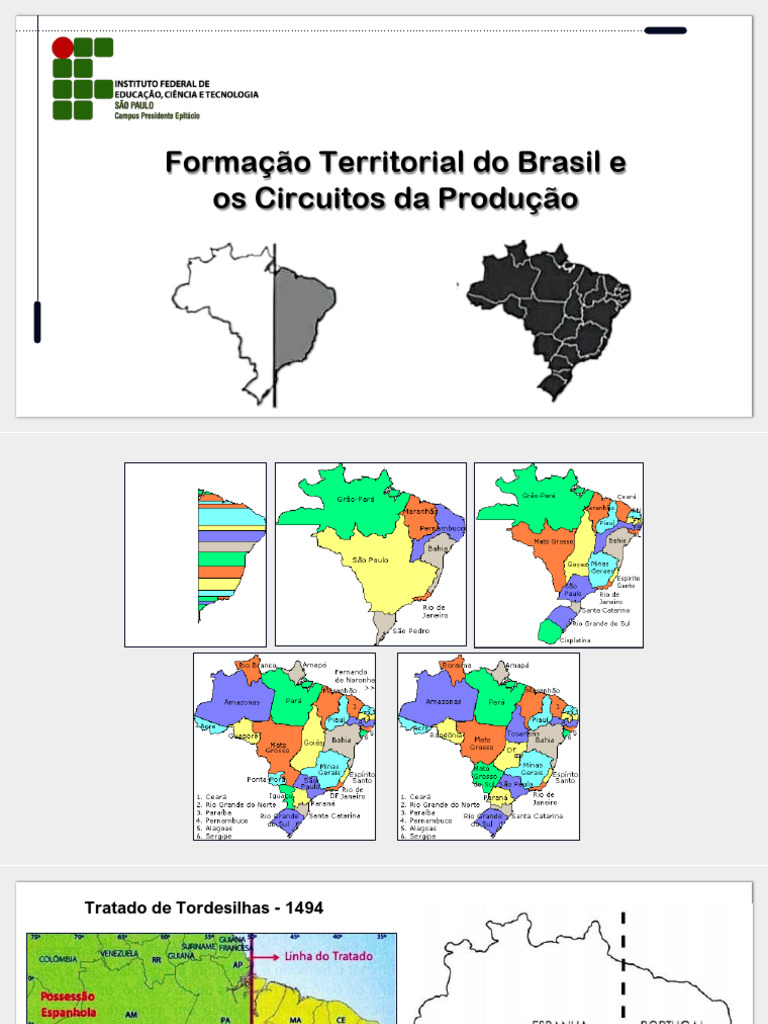 Formação Territorial do Brasil: História e Fatos | PDF | Brasil ...