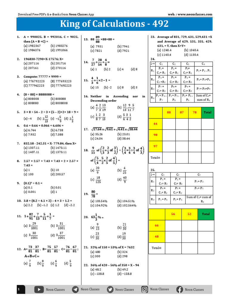 FGAN 131 Math Solutions Guide | PDF