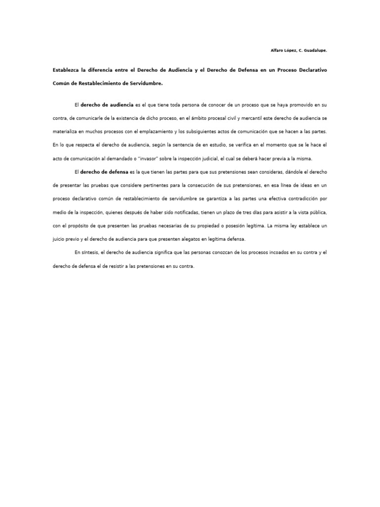 Tarea 4 - Procesos Declarativos. | PDF