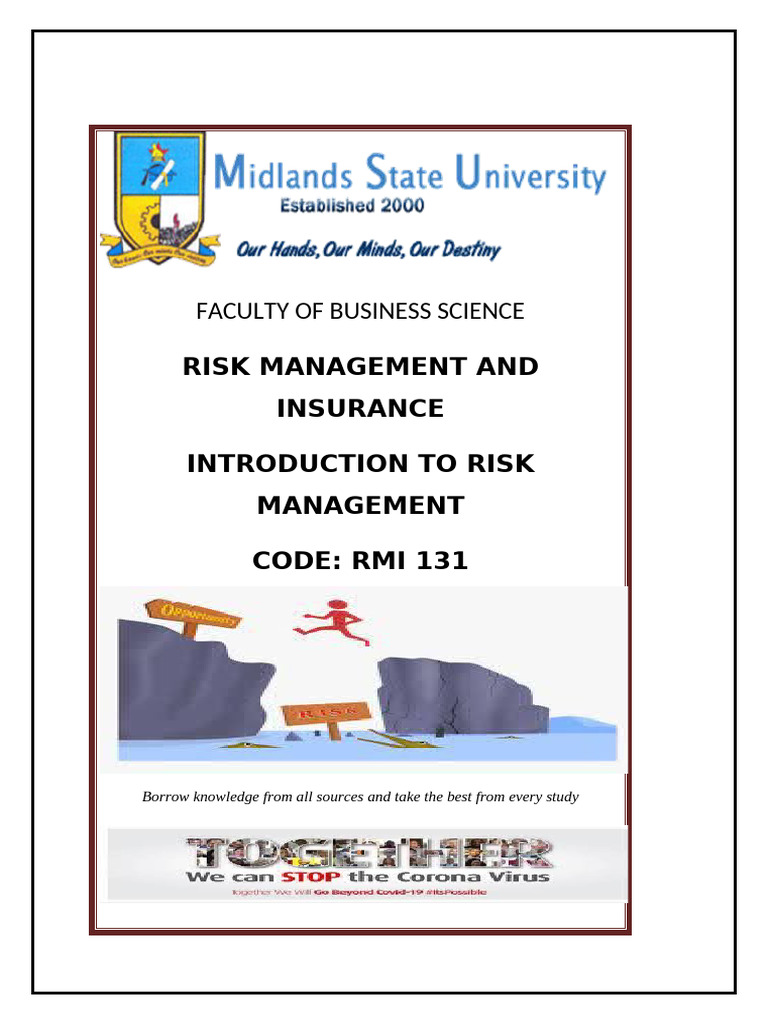 Foundations of Risk Management Overview | PDF | Risk | Risk Management