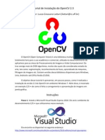 Tutorial de Instal Do OpenCV