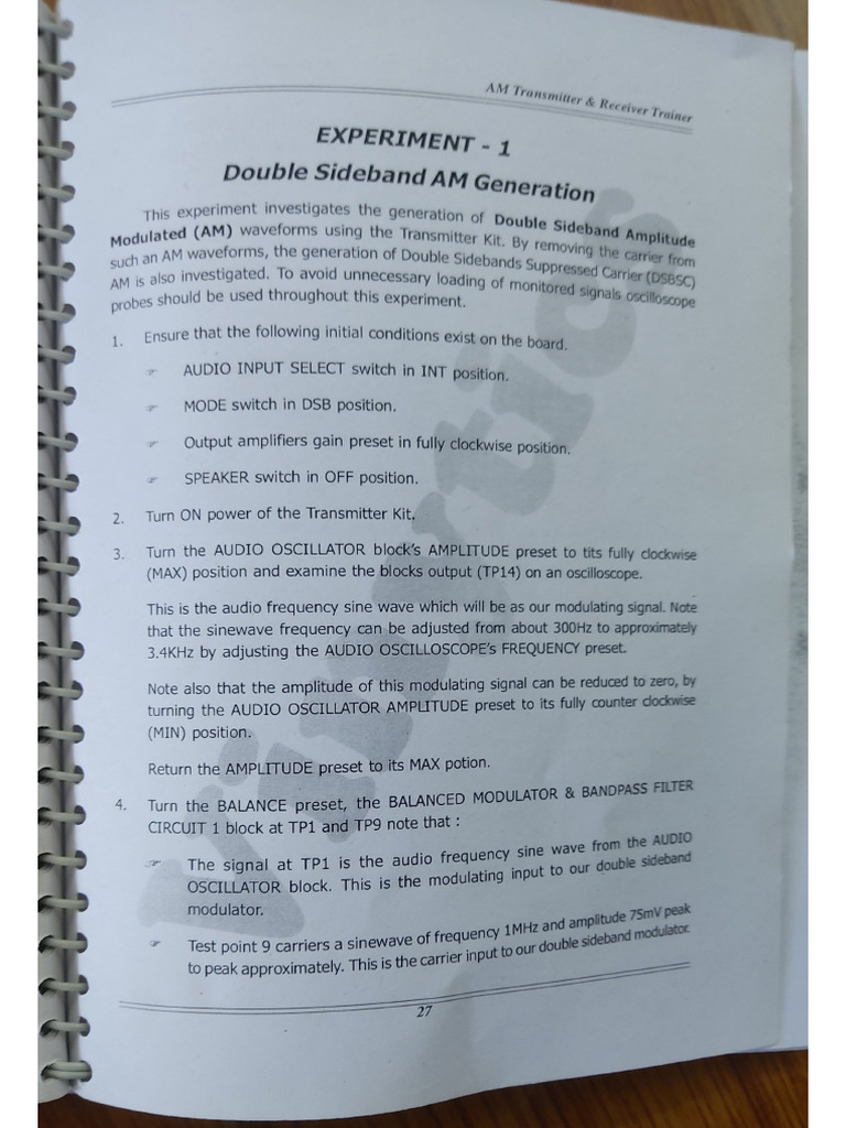 Exp 03 (Analog Communication) | PDF