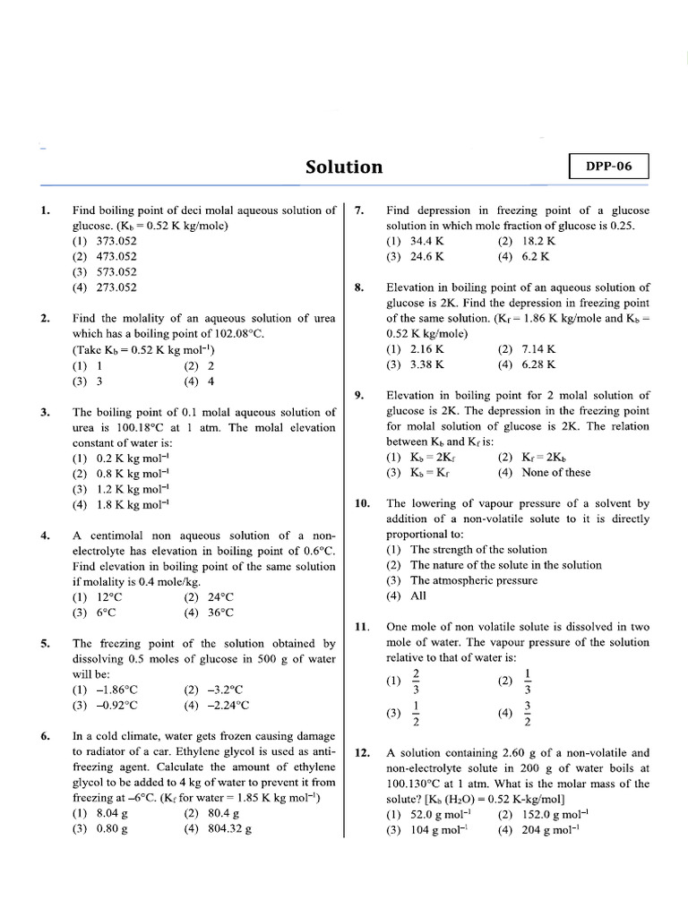 DPP 6 | PDF