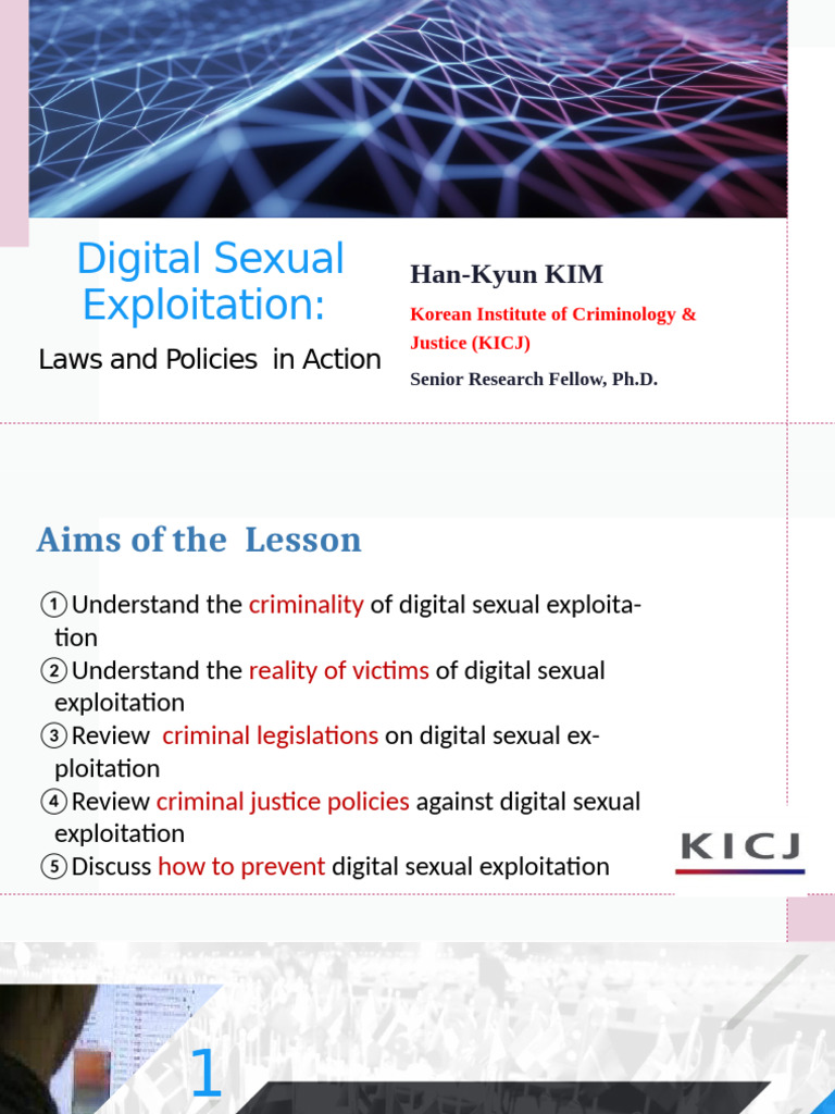 Digital Sex Exploitation-2022-H.KIM | PDF | Violence | Cyberbullying