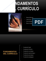 Fundamentos Del Curriculo