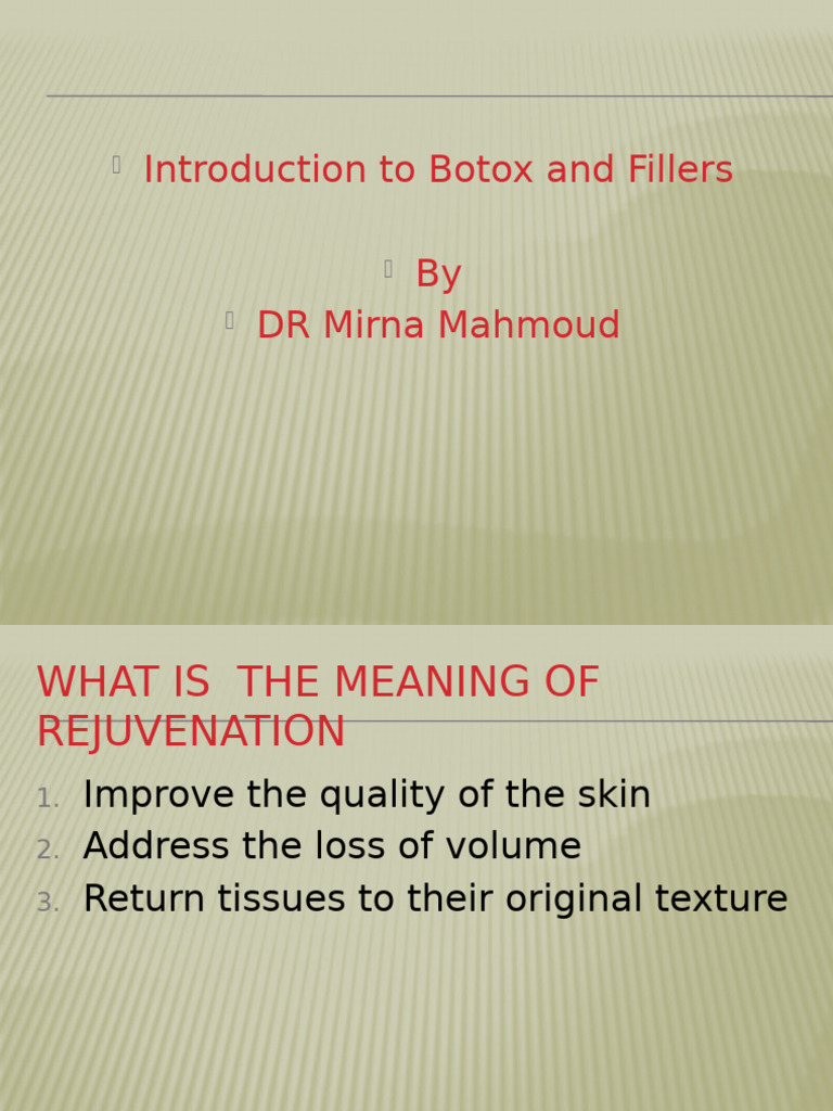 Botox Injection Face Map Guide | PDF