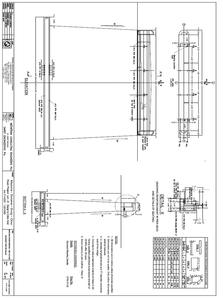 10-05B-139+215 Masonry Pier Detail02(1) | PDF