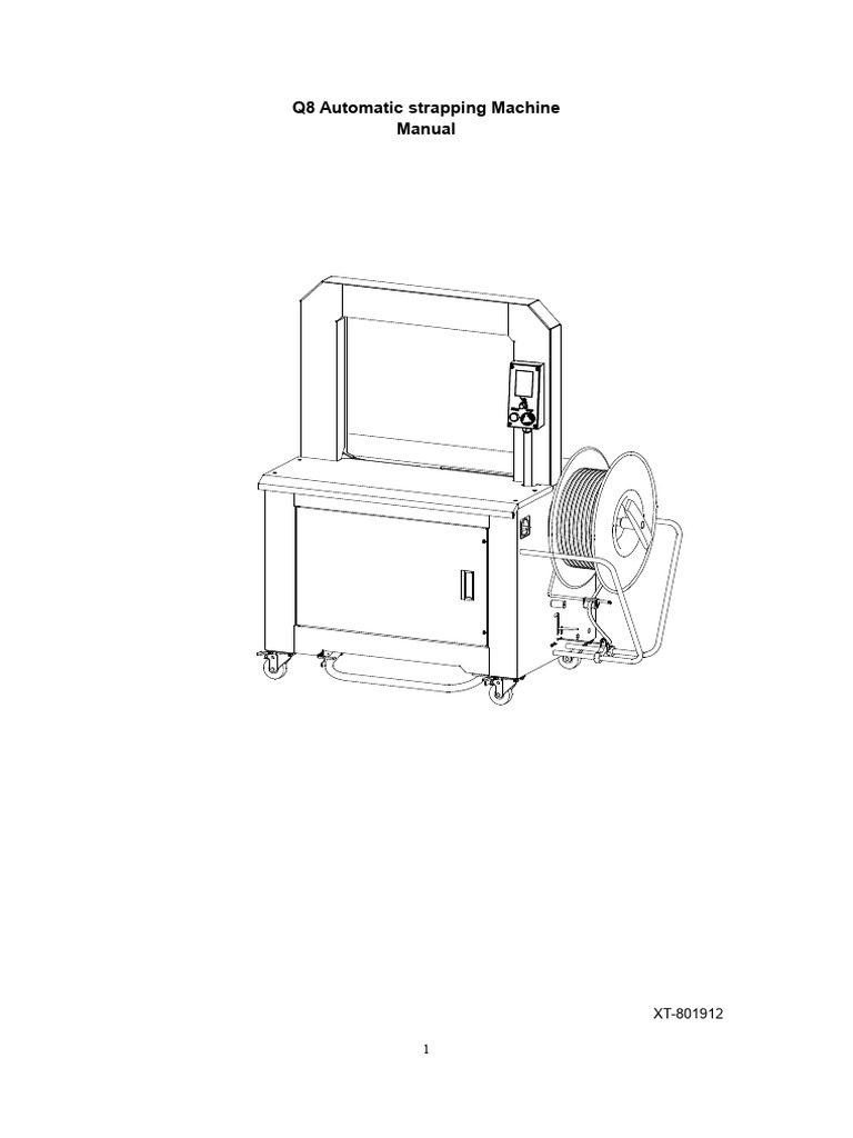 Q8 Automatic Strapping Machine Manual (Inglés) | PDF | Electrical ...