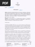 Actualización Circular 0047 de 2025 SG-SST | PDF