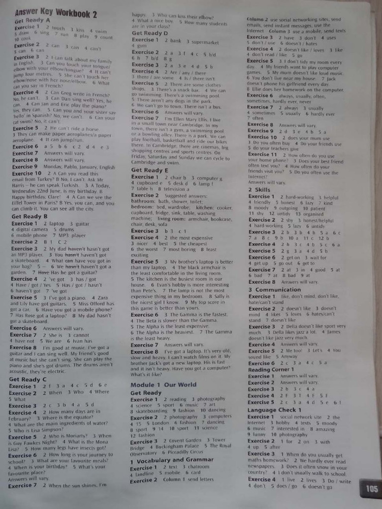 New - Challenges.2 WB Answers - Key | PDF
