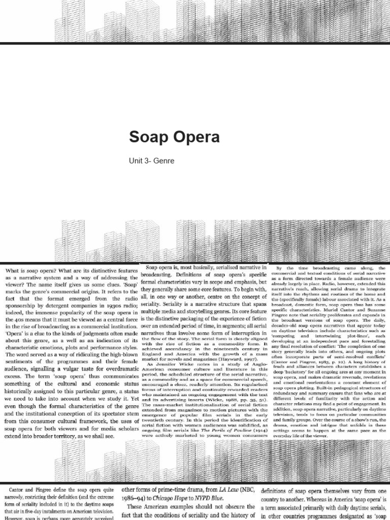 Evolution of Indian Soap Operas | PDF