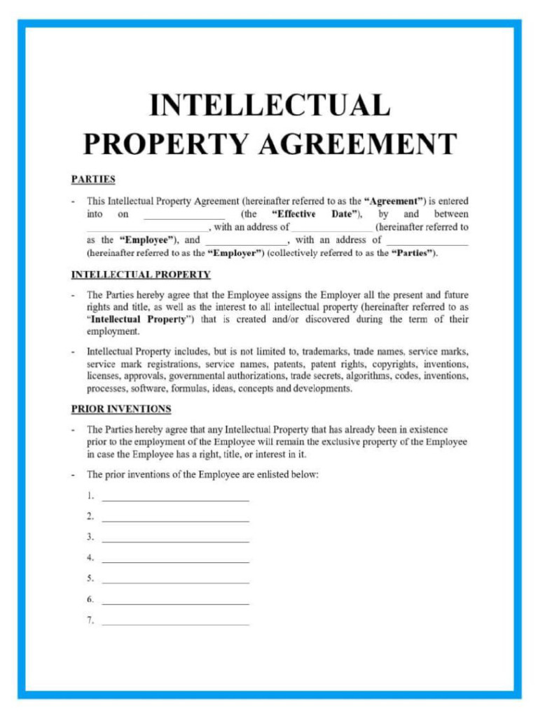 Intellectual Property Agreement Uplead 791x1024 | PDF - Trademark Agreement Search