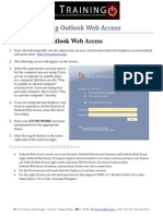Using Outlook Web Access