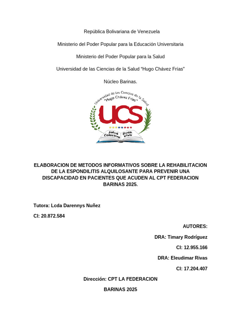 Diplomado Timary y Eleudimar | PDF | Invalidez | Enfermedades y trastornos