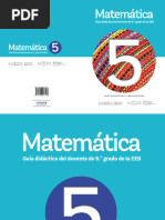 Guía_Matemática_5°_grado | PDF | Enseñando | Maestros