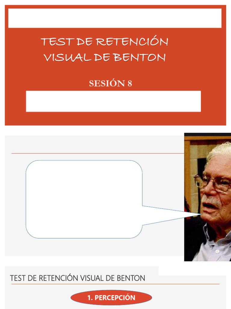 Test de Retención Visual de Benton | PDF | Percepción visual | Memoria