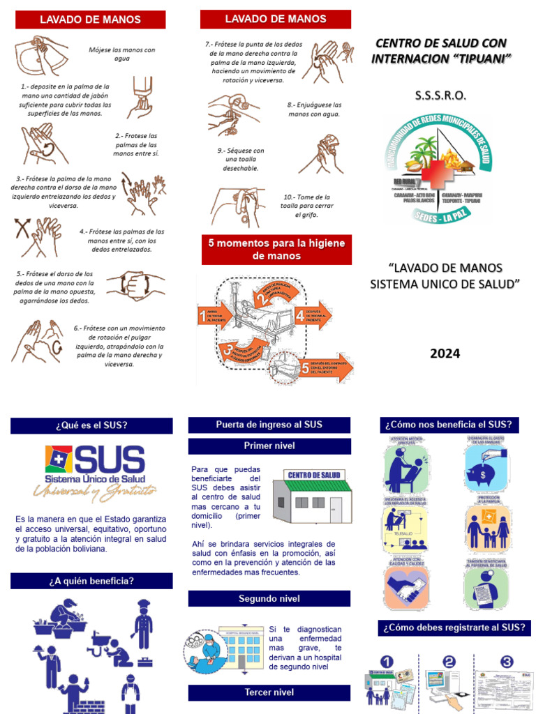 Pasos para un correcto lavado de manos | PDF | Lavado de manos